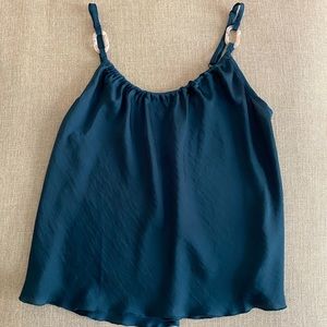 Free people Jewel Tone Teal Cami